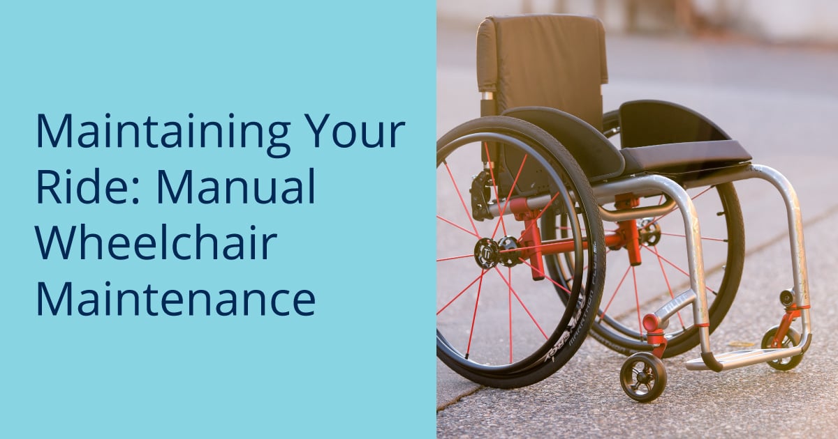 Maintaining Your Ride Manual Wheelchair Maintenance 8068